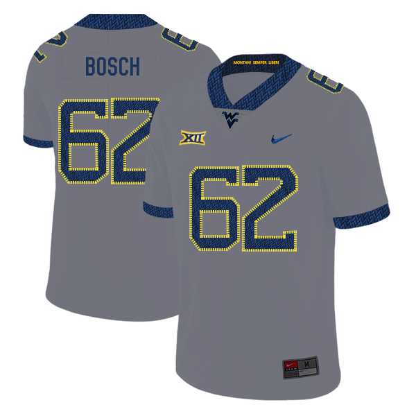 West Virginia Mountaineers 62 Kyle Bosch Gray College Football Jersey Dzhi,We sell and wholesale West Virginia Mountaineers 62 Kyle Bosch Gray College Football Jersey Dzhi on line form chian!